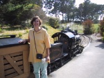 How cute! A baby train!